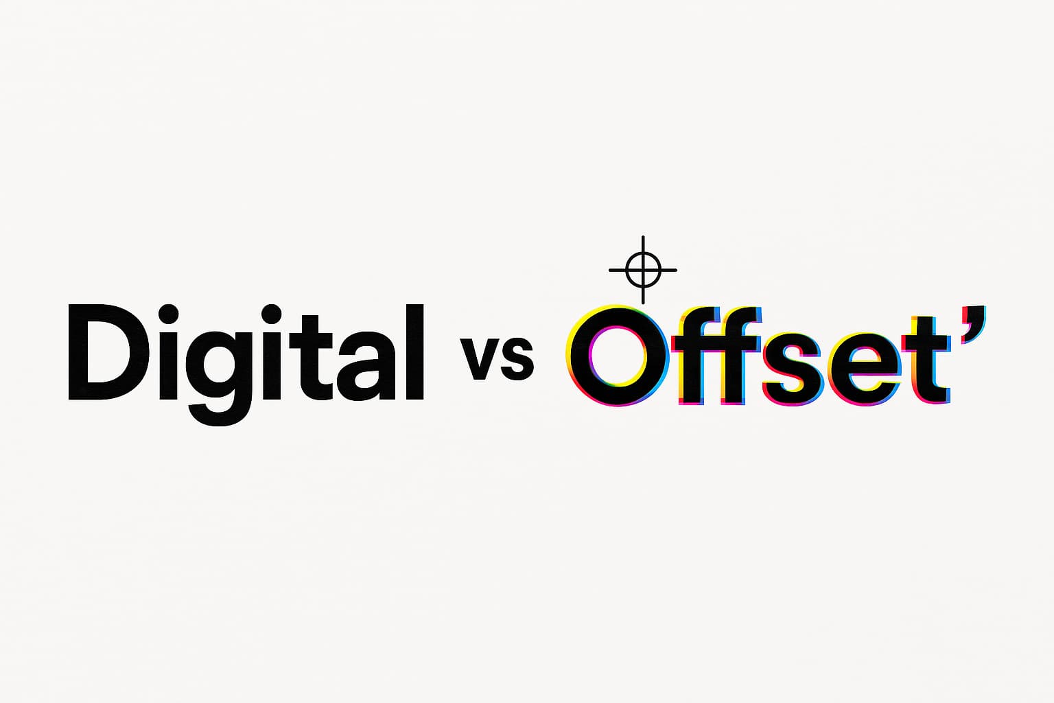 Digital vs. Offset Printing for Business Cards