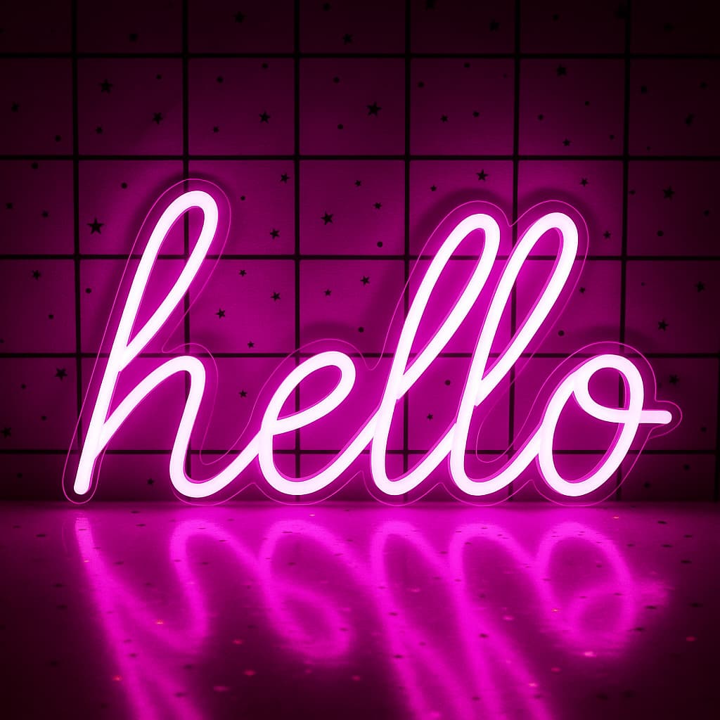 Custom LED Neon Sign — Signage printing in Dubai