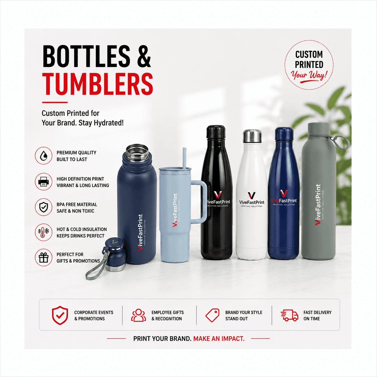 Bottles & Tumblers — printing services in Dubai