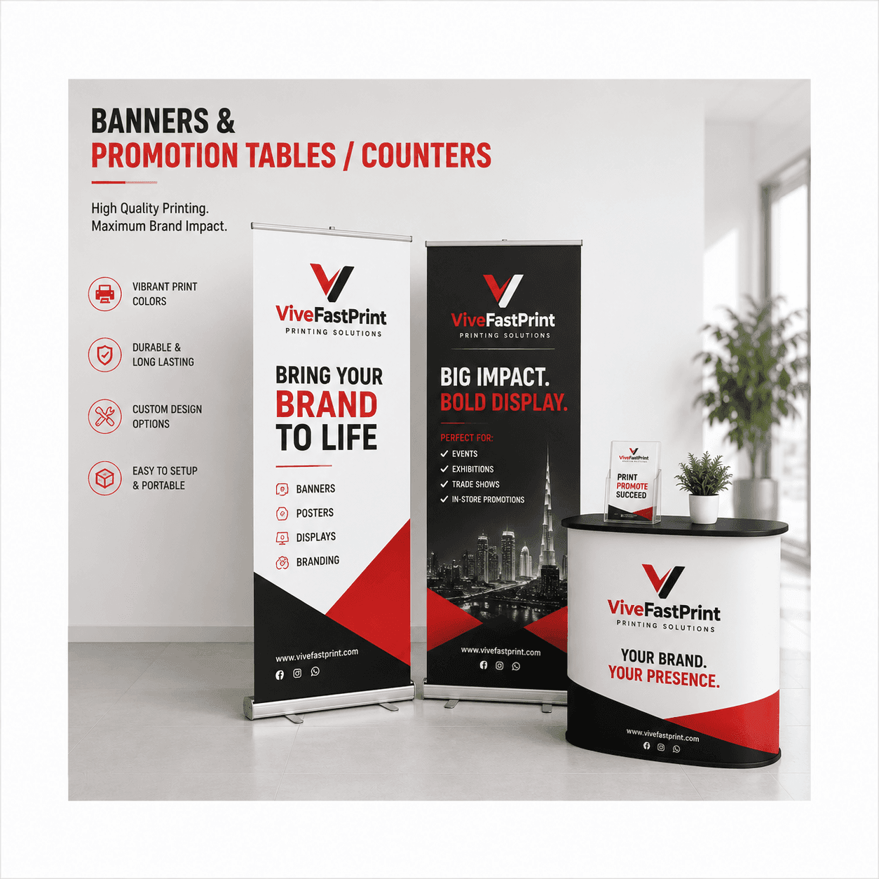 Table Branding — printing services in Dubai