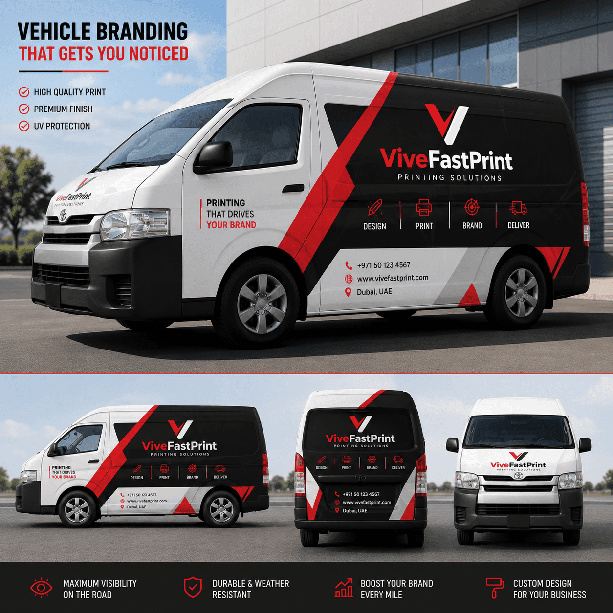 Vehicle Branding — printing services in Dubai